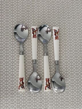 Rogers Tony the Tiger 1990’s Olympics Skiing Cereal Vintage Spoons